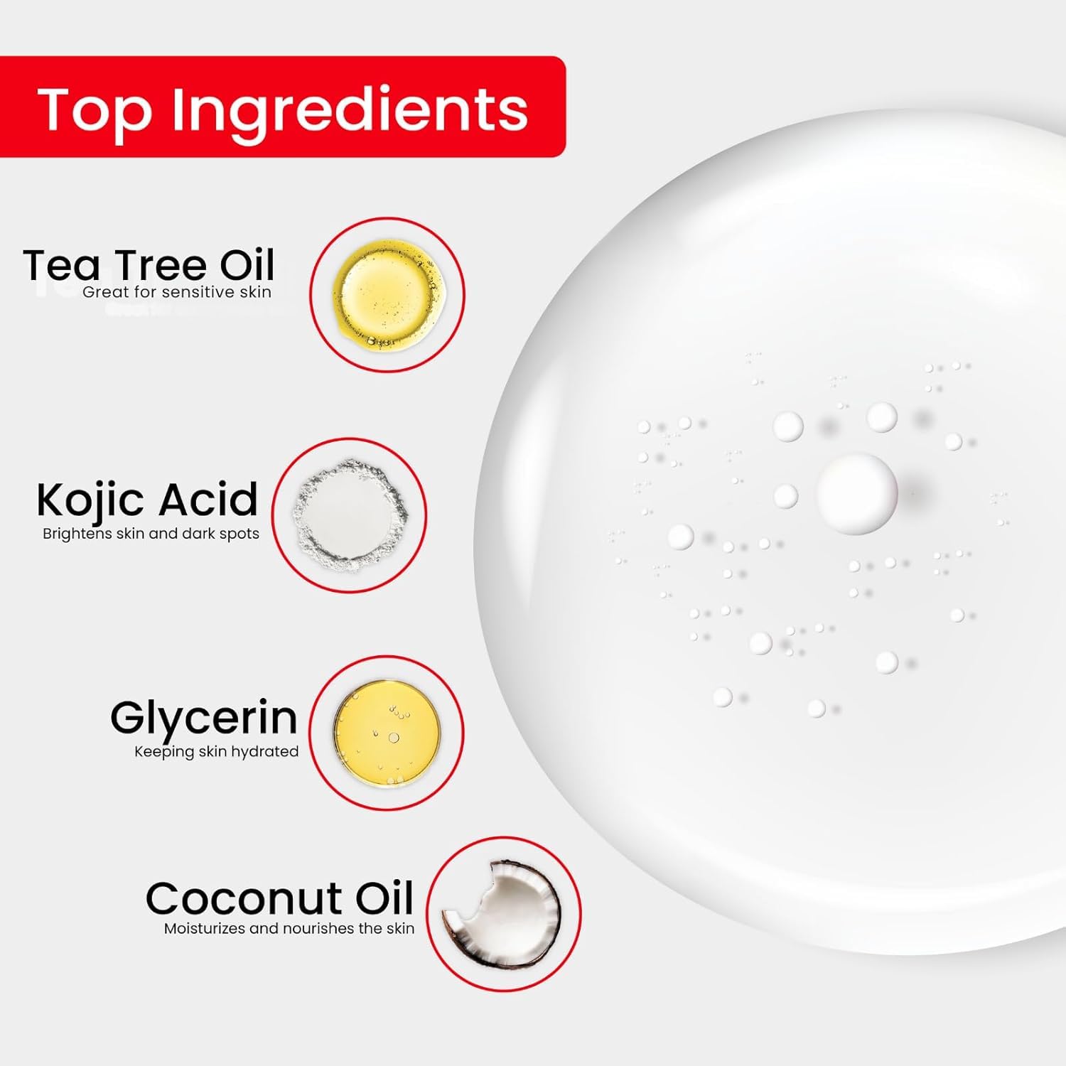 Hands lathering Kojie San soap producing foam for gentle cleansing and refreshed skin