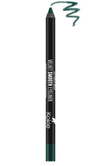 Kokie forest green pencil front view showing packaging and color payoff