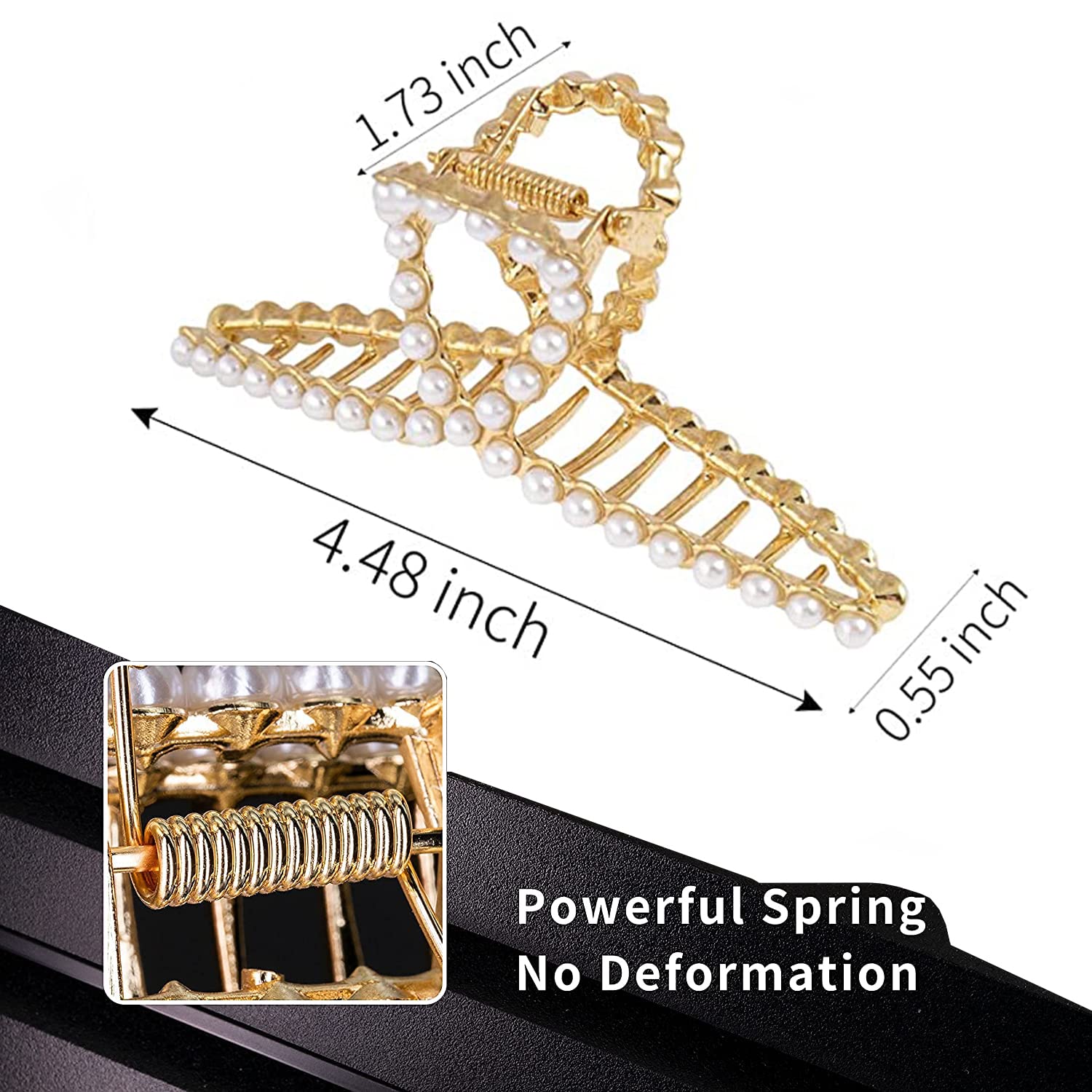 KOLONAMS closeup of gold teeth for secure non-slip grip