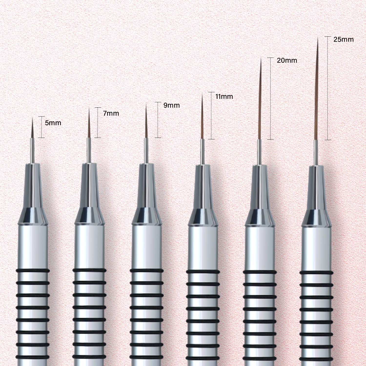 Komall brushes in salon with technician illustrating professional use