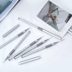 Komall brushes stored neatly with case showing organized protection
