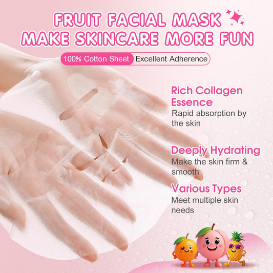 KONEUK close-up of strawberry mask texture showing soft sheet and moisturizing essence