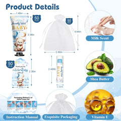 KONEUK hand cream tube label close-up highlighting milk scent and hydration