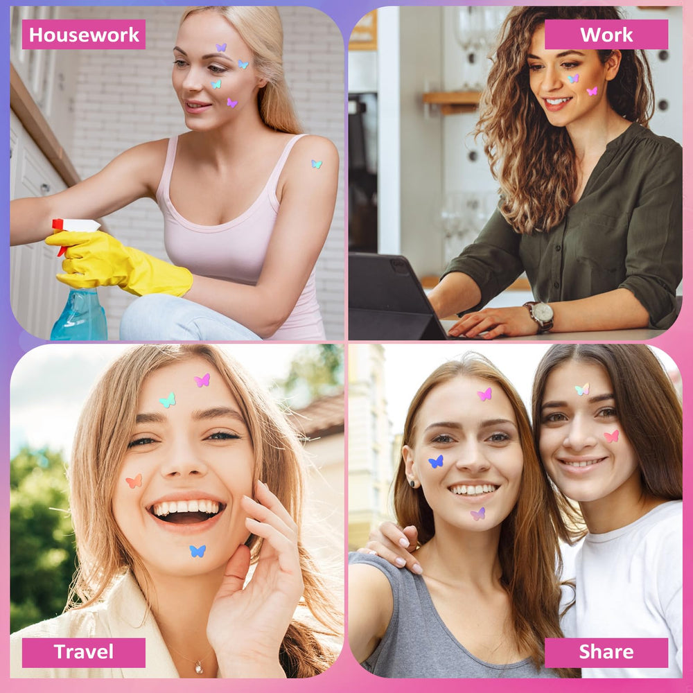 KONEUK lifestyle scene at a party showing discreet protective patches