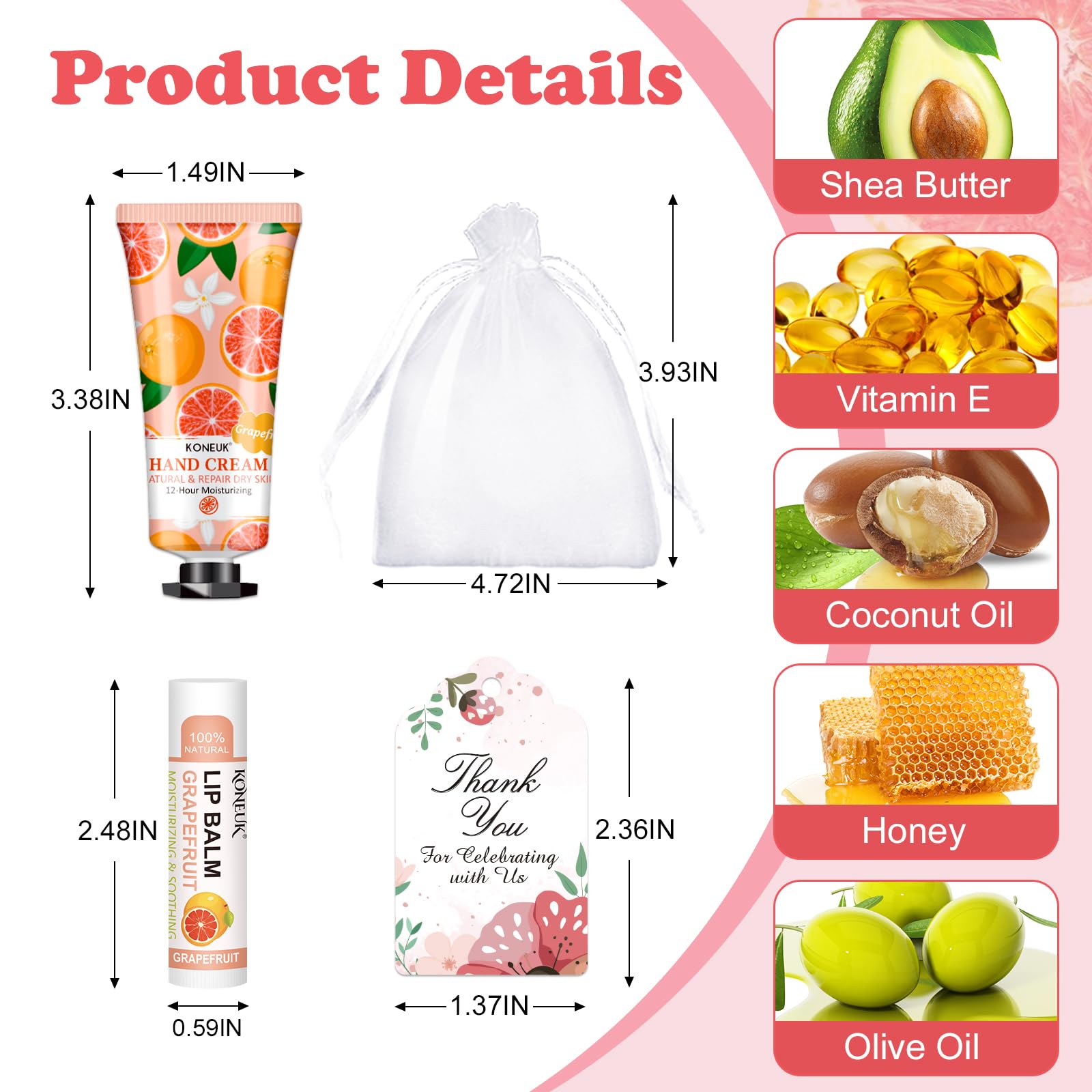 KONEUK lip balm open top view highlighting easy application and compact size
