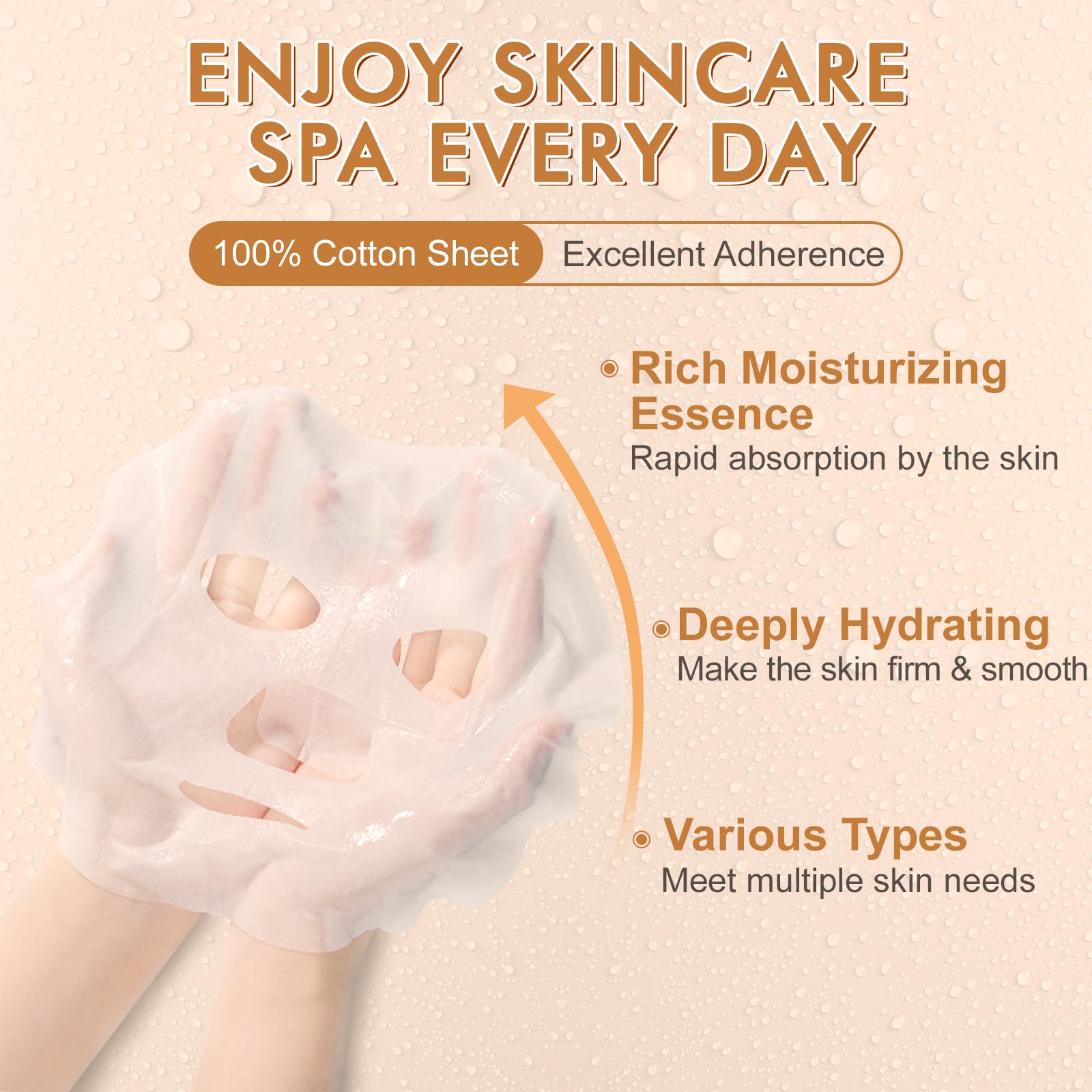 KONEUK model wearing mask demonstrating easy at-home use benefit