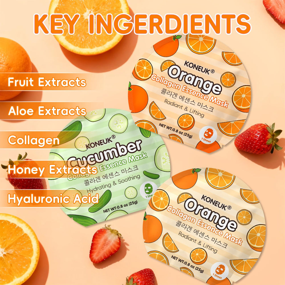 KONEUK close-up of sheet mask texture demonstrating soft adherence benefit