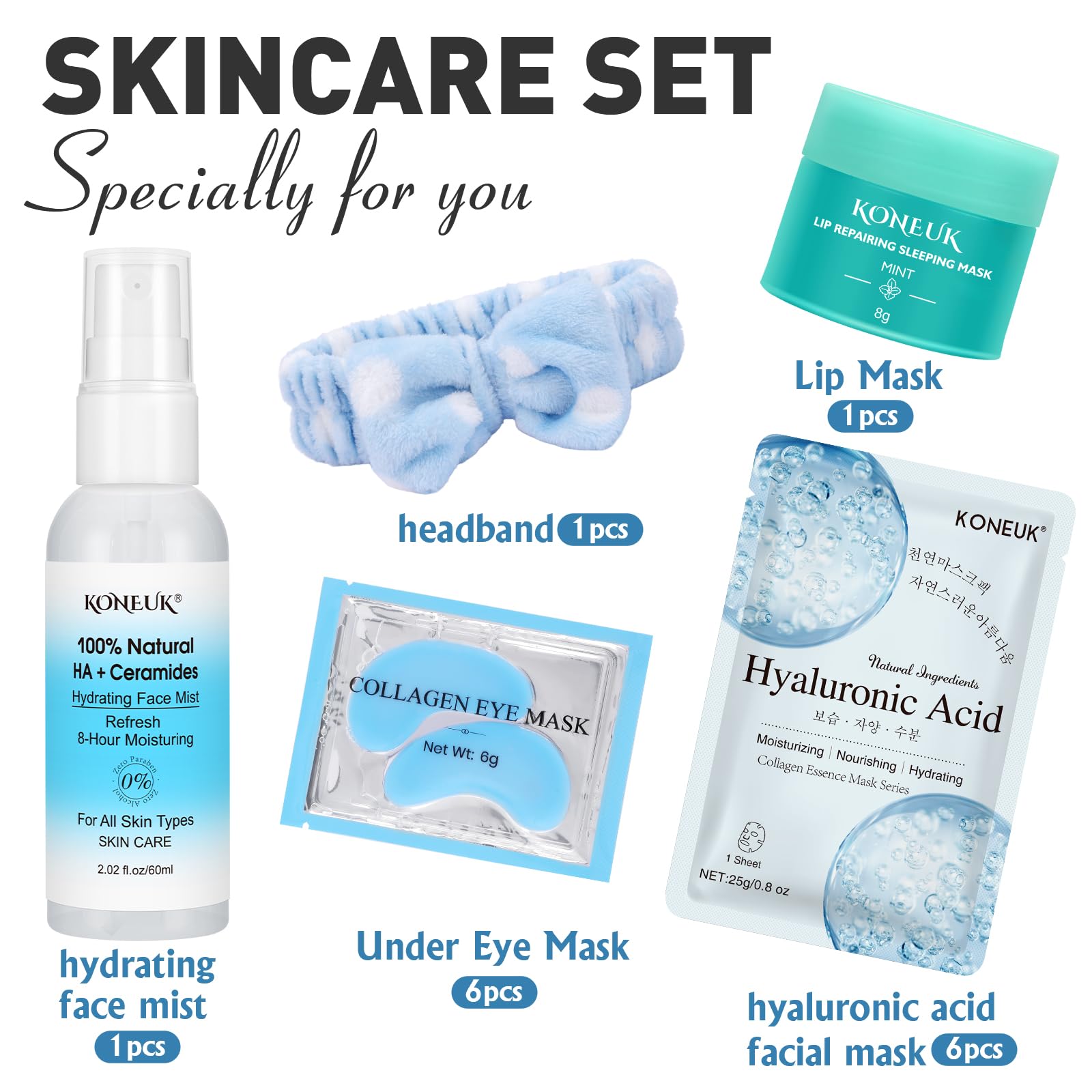 KONEUK sheet mask close-up texture illustrating hydrating essence infusion