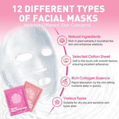 KONEUK collagen mask single sachet close-up highlighting rich hydrating essence