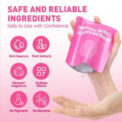 KONEUK sheet mask held in hand to show compact travel-friendly size