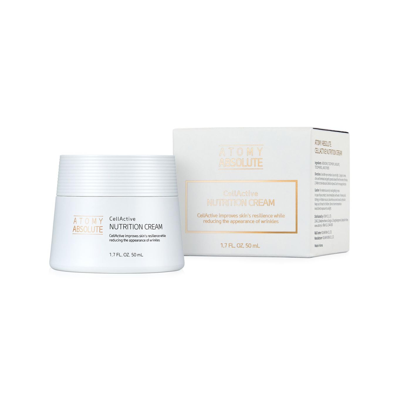 Konipl Atomy Absolute CellActive jar front view showing packaging and size benefit