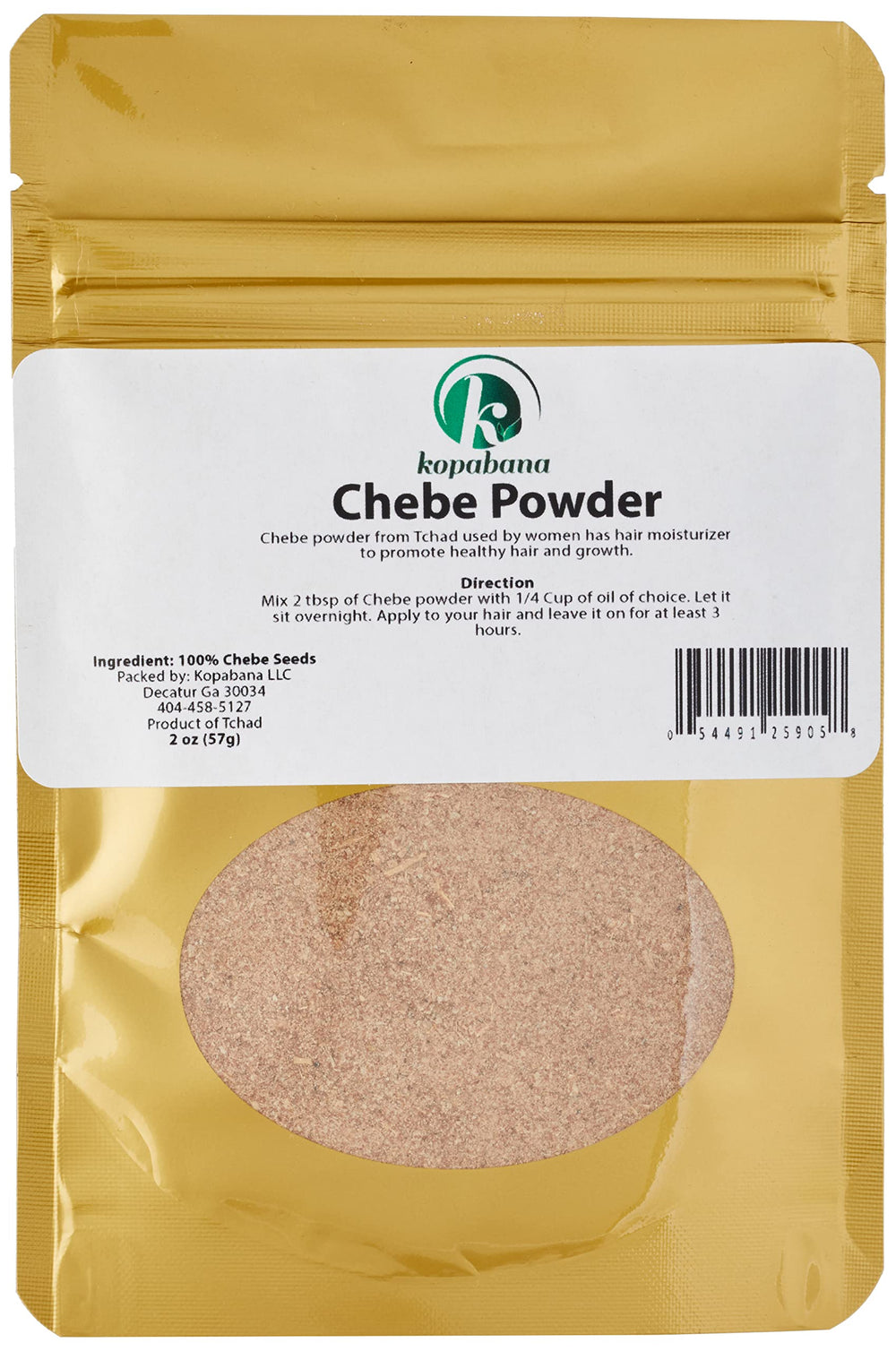 KOPABANA hands mixing Chebe powder with oil demonstrating application ease