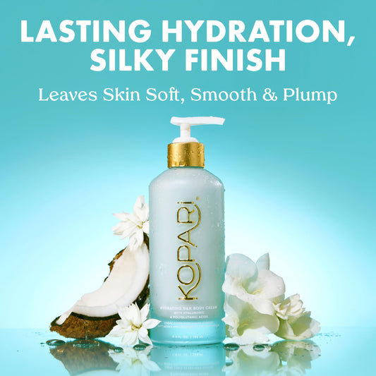 Kopari cream texture close-up showing silky consistency for quick absorption
