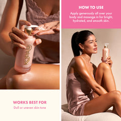 Kopari ingredients display with kakadu plum and niacinamide for brightening