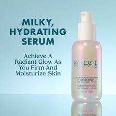 Kopari pump dispensing serum, demonstrating controlled, mess-free application