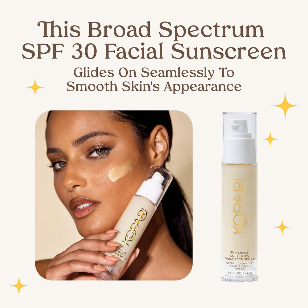 Kopari close-up of soft glow gel finish for dewy skin