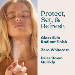 Kopari ultra-fine mist texture close-up for lightweight finish