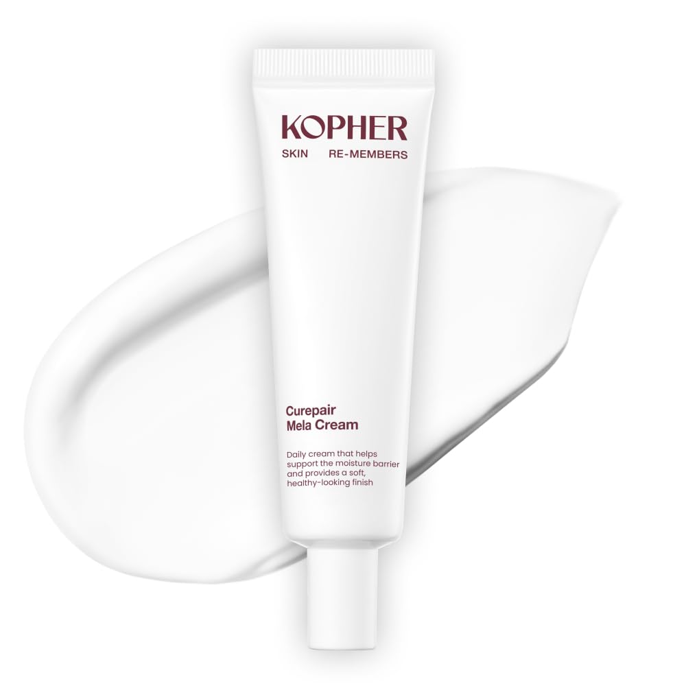 Kopher Mela Cream front jar showing compact travel-friendly size and sleek design