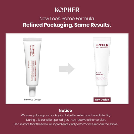 Kopher Mela Cream open jar texture demonstrating lightweight, non-greasy finish