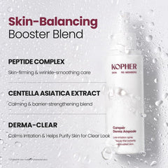 KOPHER mist on bathroom shelf in nighttime routine adding radiant finish