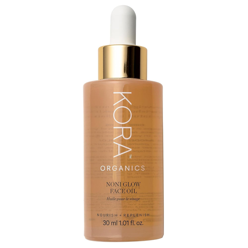 KORA Organics front bottle shot showing clean organic packaging and brand transparency