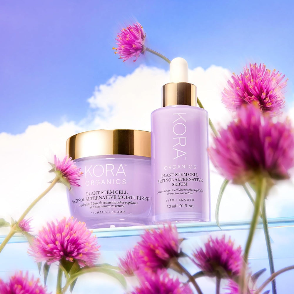 KORA Organics applying serum on hand demonstrating gentle finish