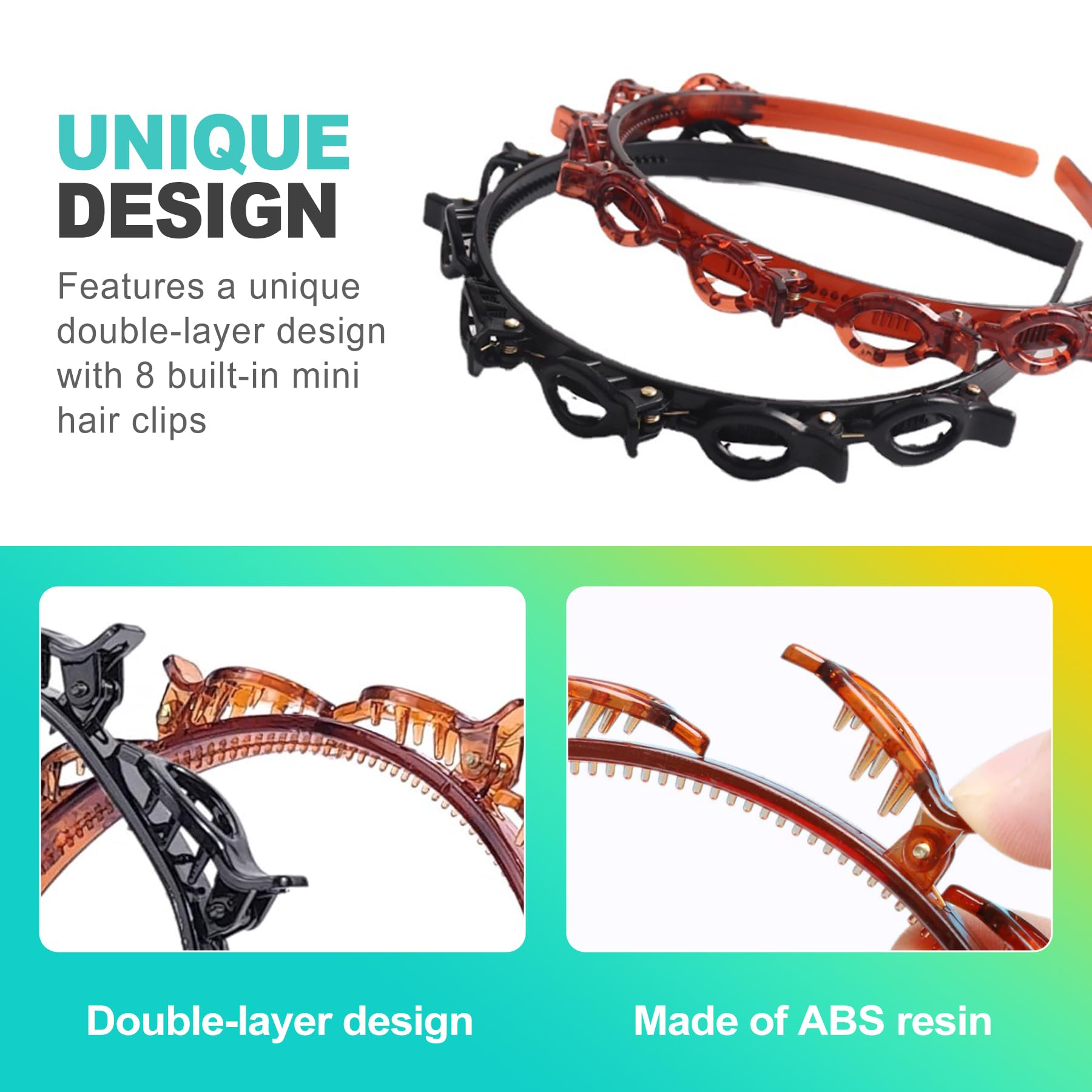 KornaDoz detailed shot of bottom band clips open to show secure hold and ease