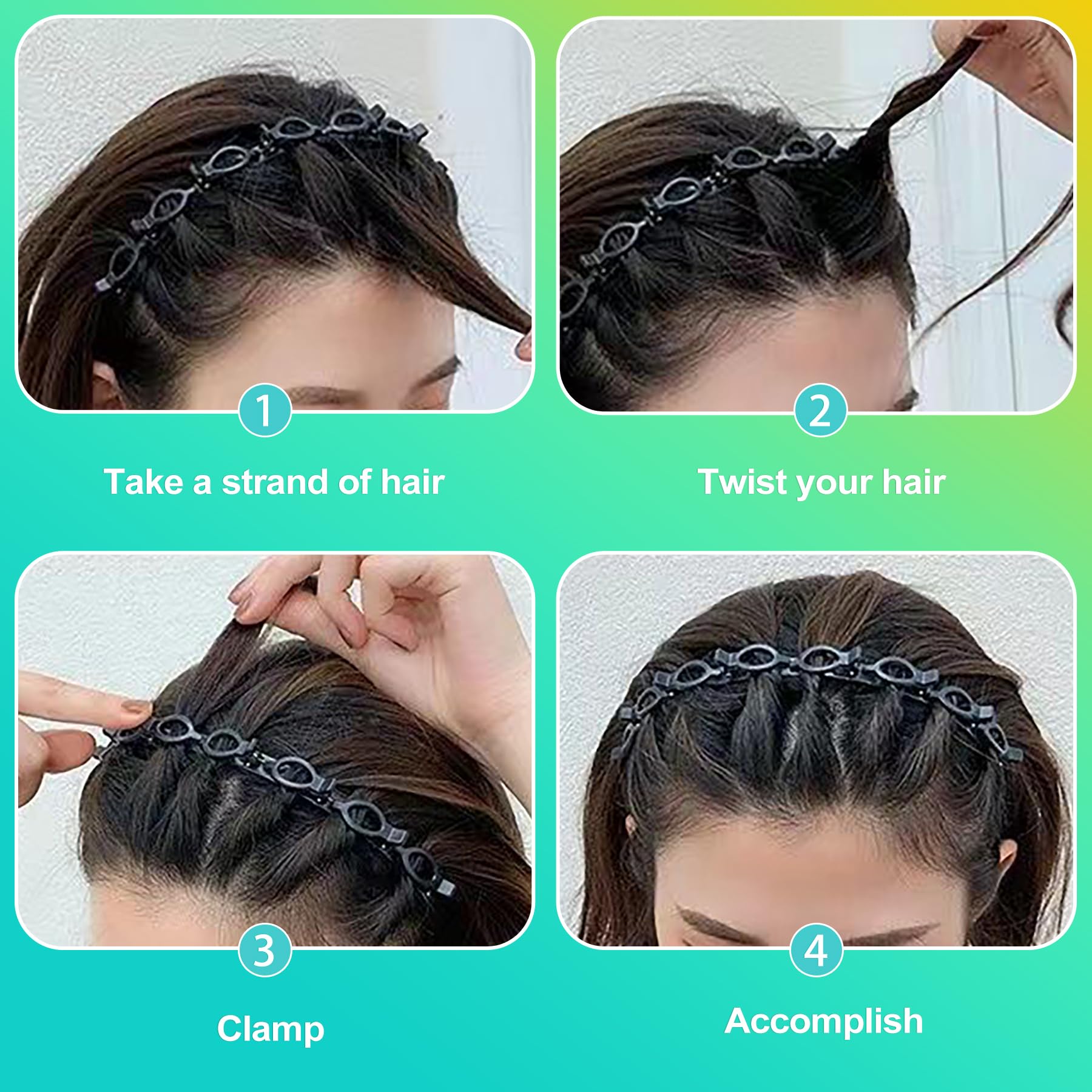 KornaDoz headband on vanity demonstrating quick touch-up styling benefit