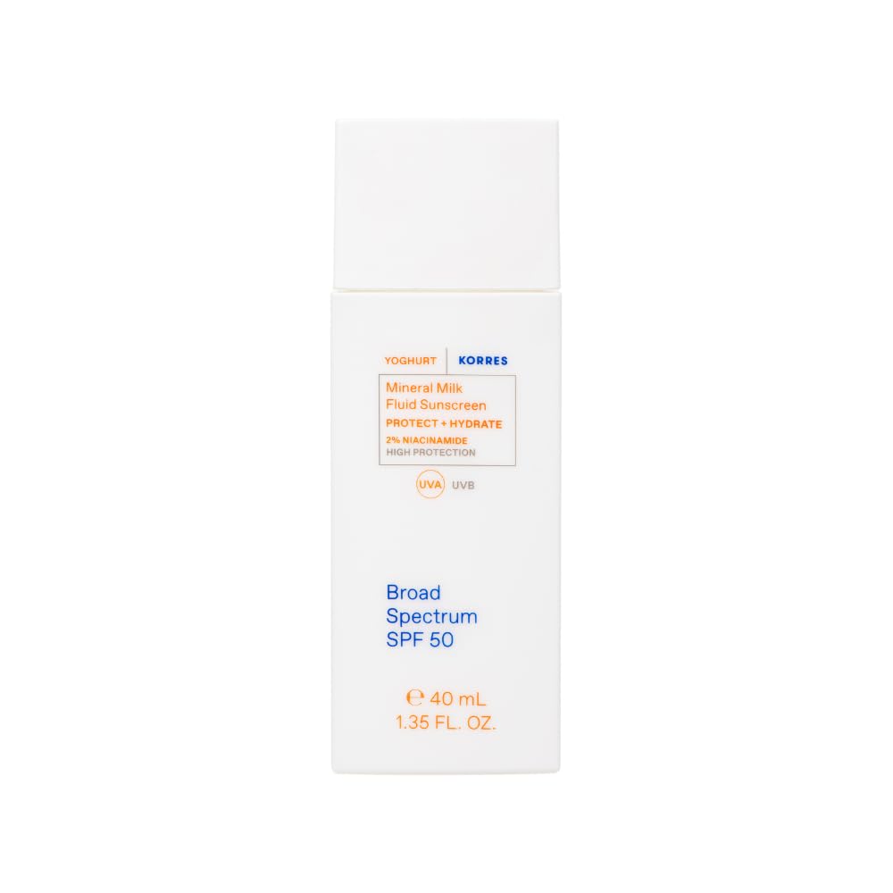 KORRES front packaging showing compact travel-friendly sunscreen