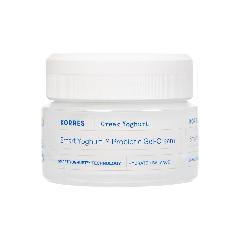 KORRES front packaging showing jar and label, conveys clean hydration