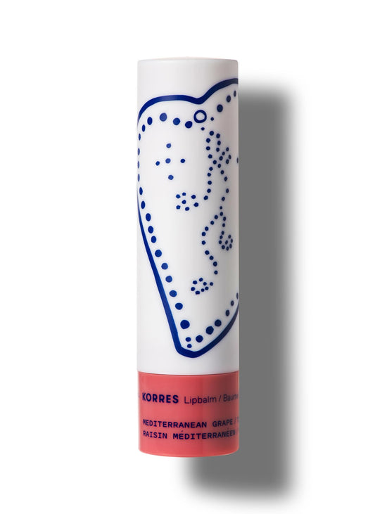 KORRES close-up of lip butter texture highlighting smooth, hydrating formula