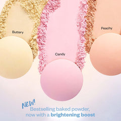 Kosas Cloud Set Candy being picked up with a brush for precise, lightweight application