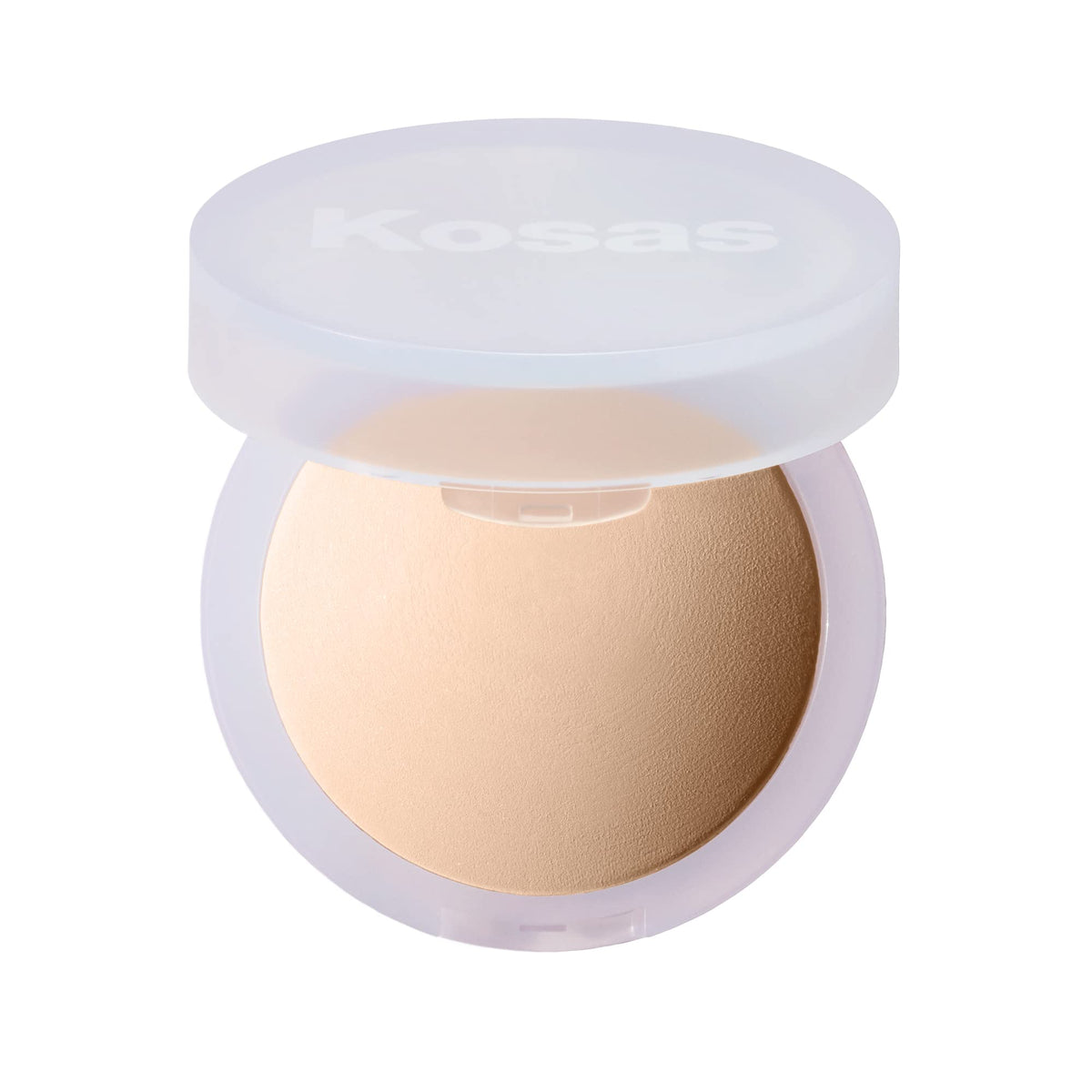 Kosas Cloud Set compact front view showing sleek packaging and portability