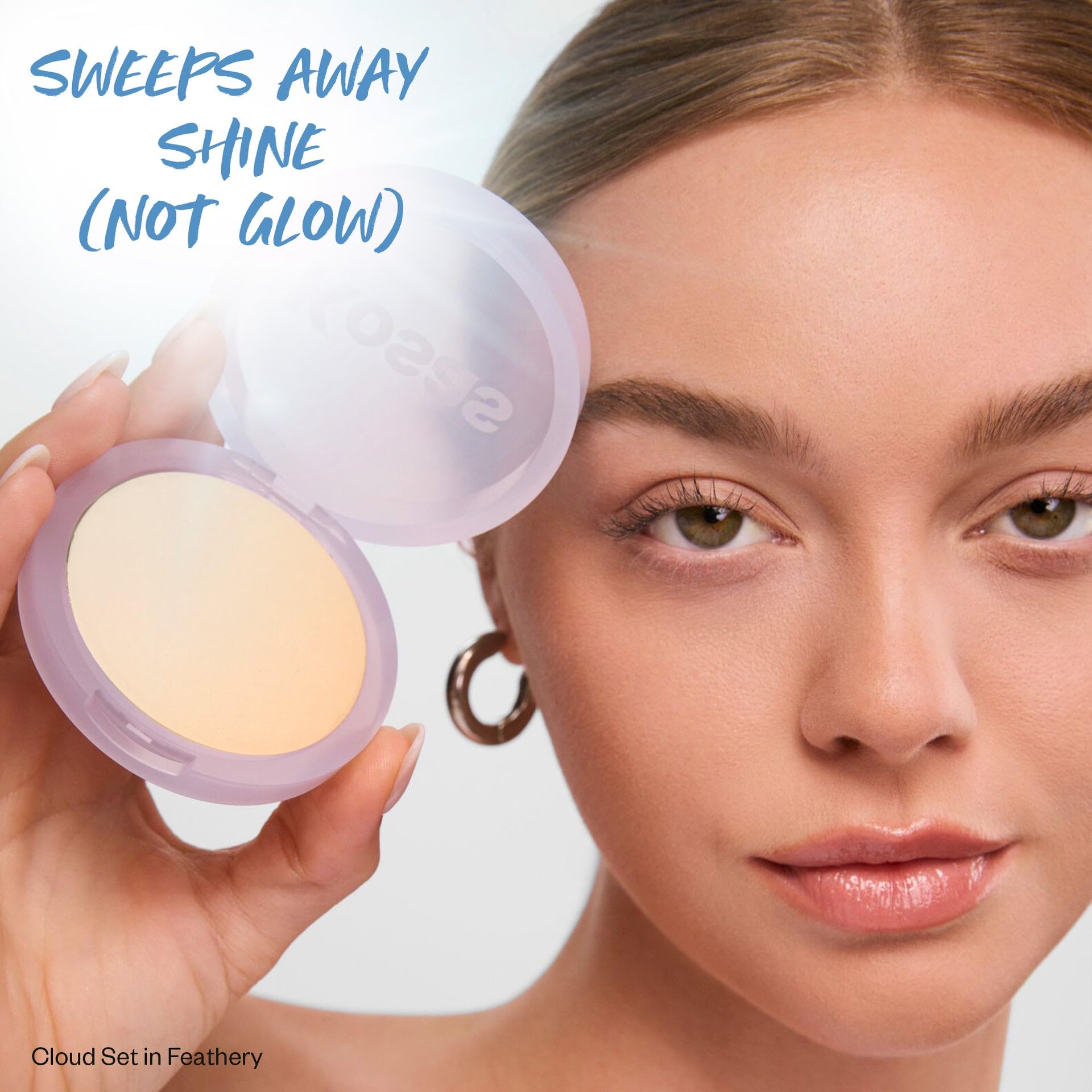Kosas Cloud Set close-up texture shot highlighting airy, featherlight formula