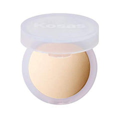 Kosas compact front view showing sleek packaging and easy portability