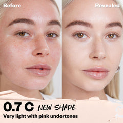 Kosas Revealer applicator wand with doe-foot highlighting precise application benefit
