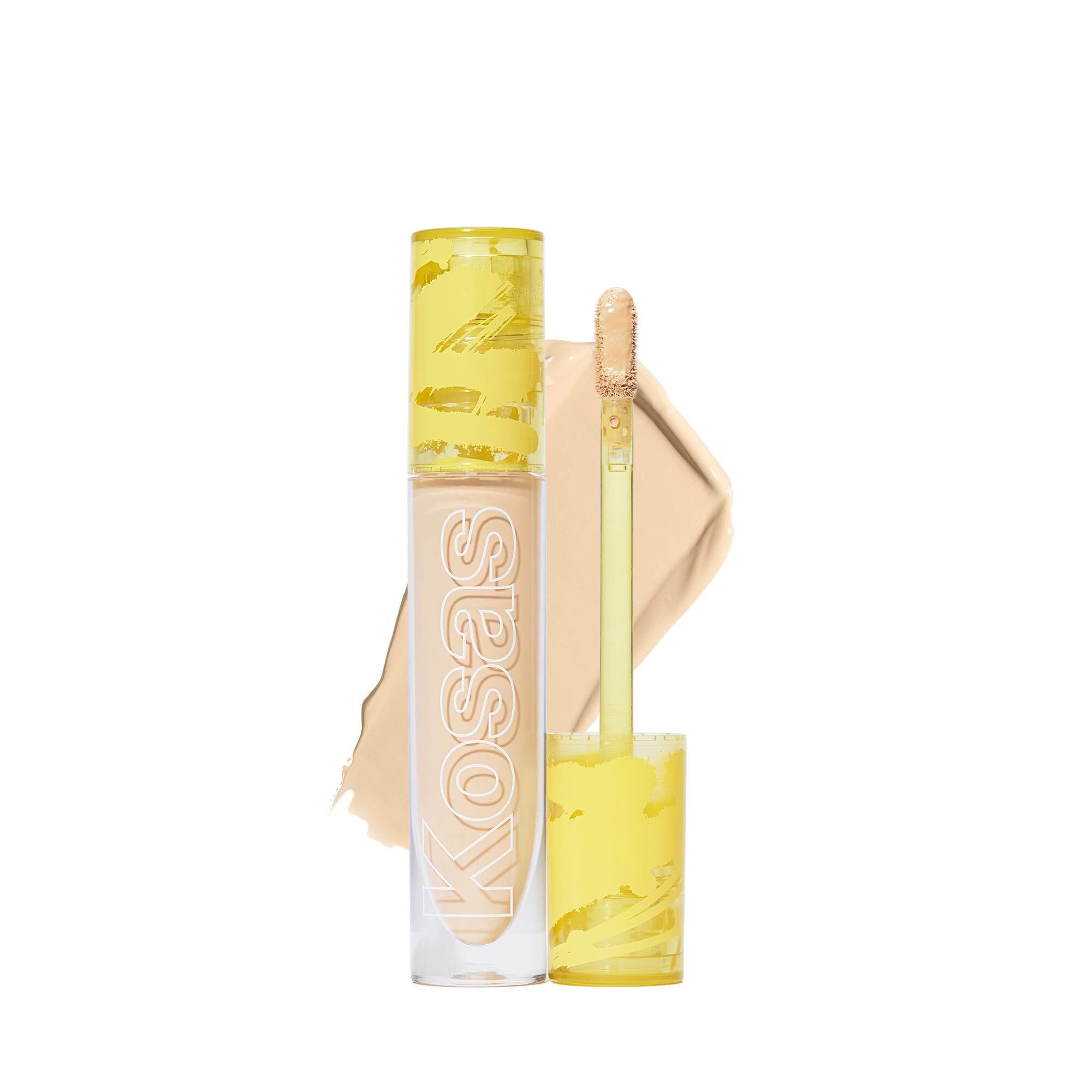 Kosas Revealer concealer tube front showing label and applicator for easy use