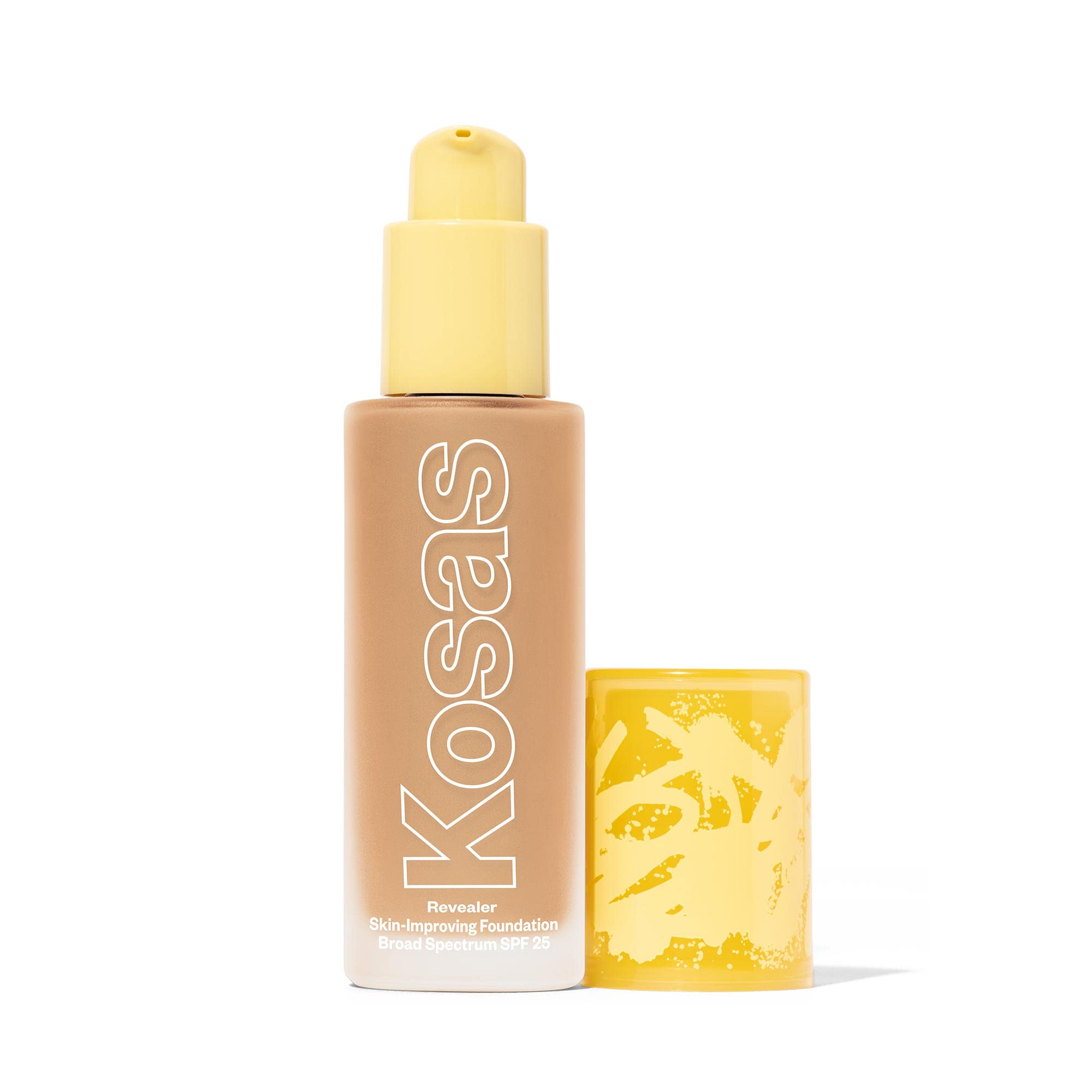 Kosas front bottle showing shade and clean packaging benefit