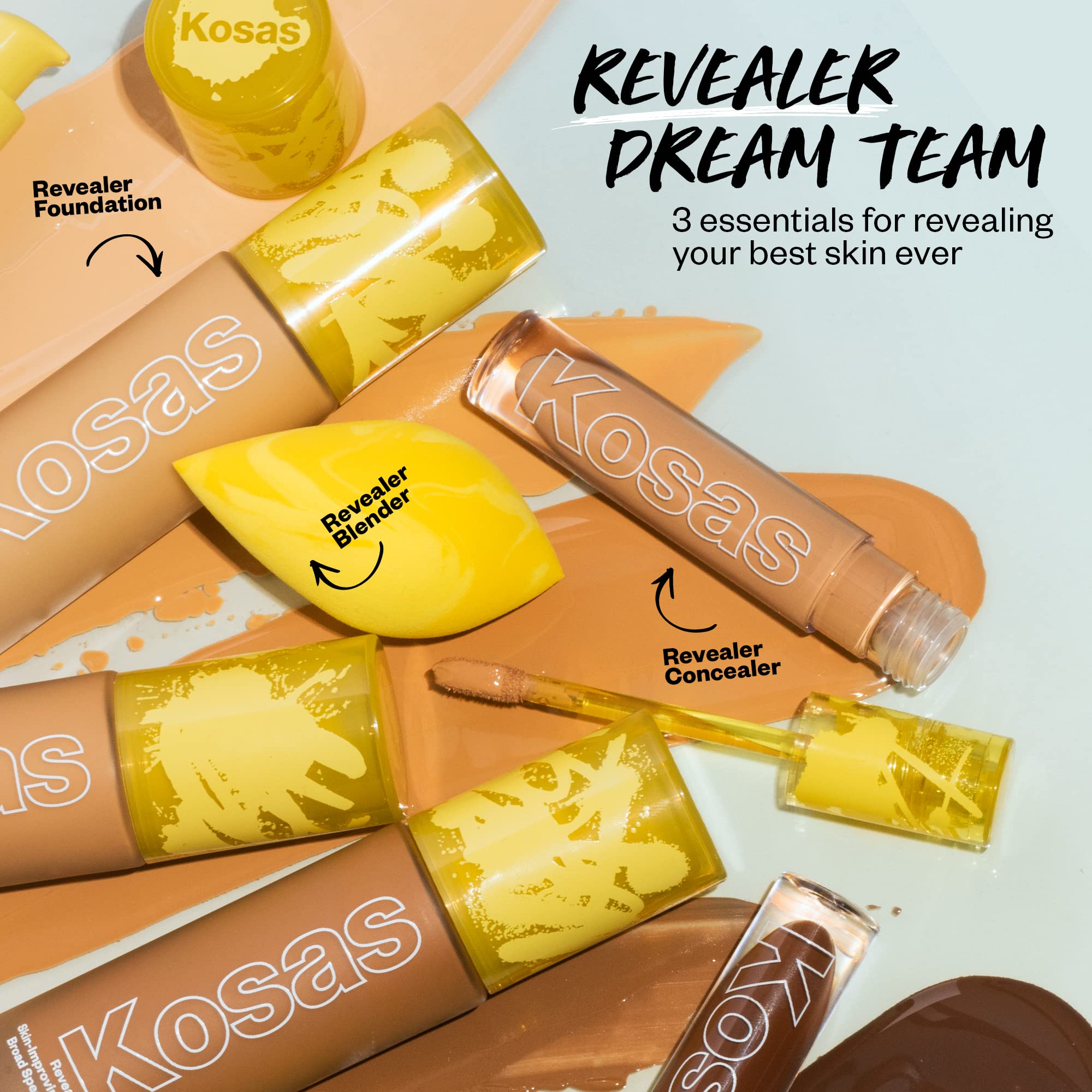 Kosas foundation in handbag lifestyle scene for everyday convenience
