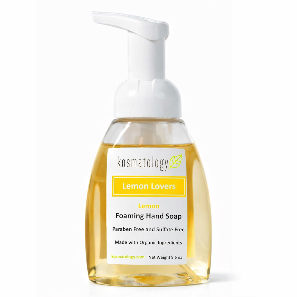 kosmatology front bottle showing label and pump for clear identification and appeal