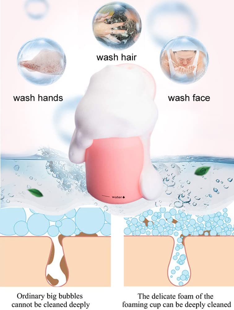 KOVCOAP marshmallow foam texture from foamer, dense foam gives gentle coverage
