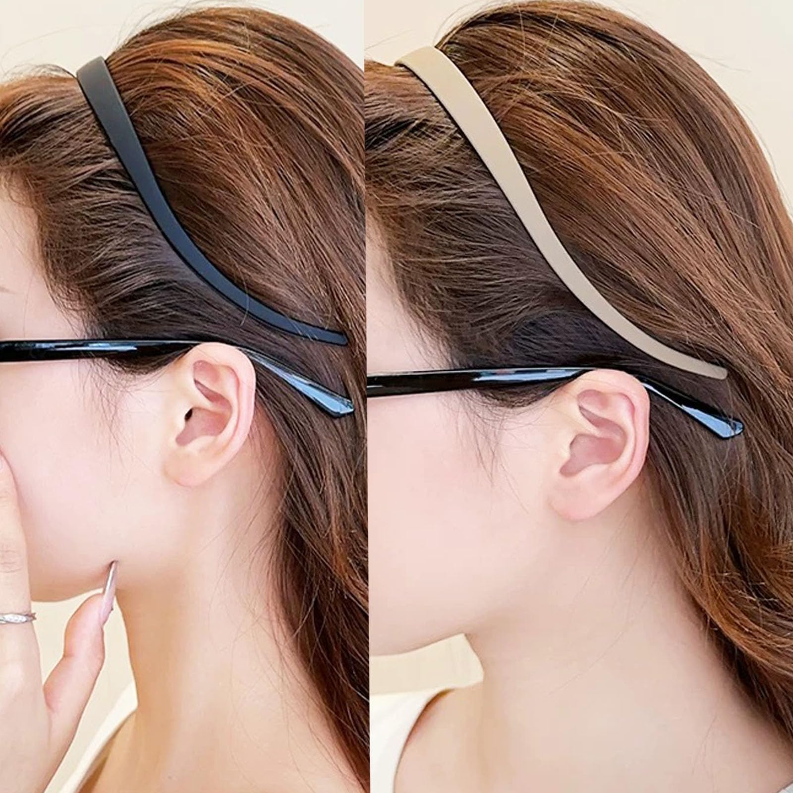 KOVOLITU headband held in hand to show compact size and lightweight benefit
