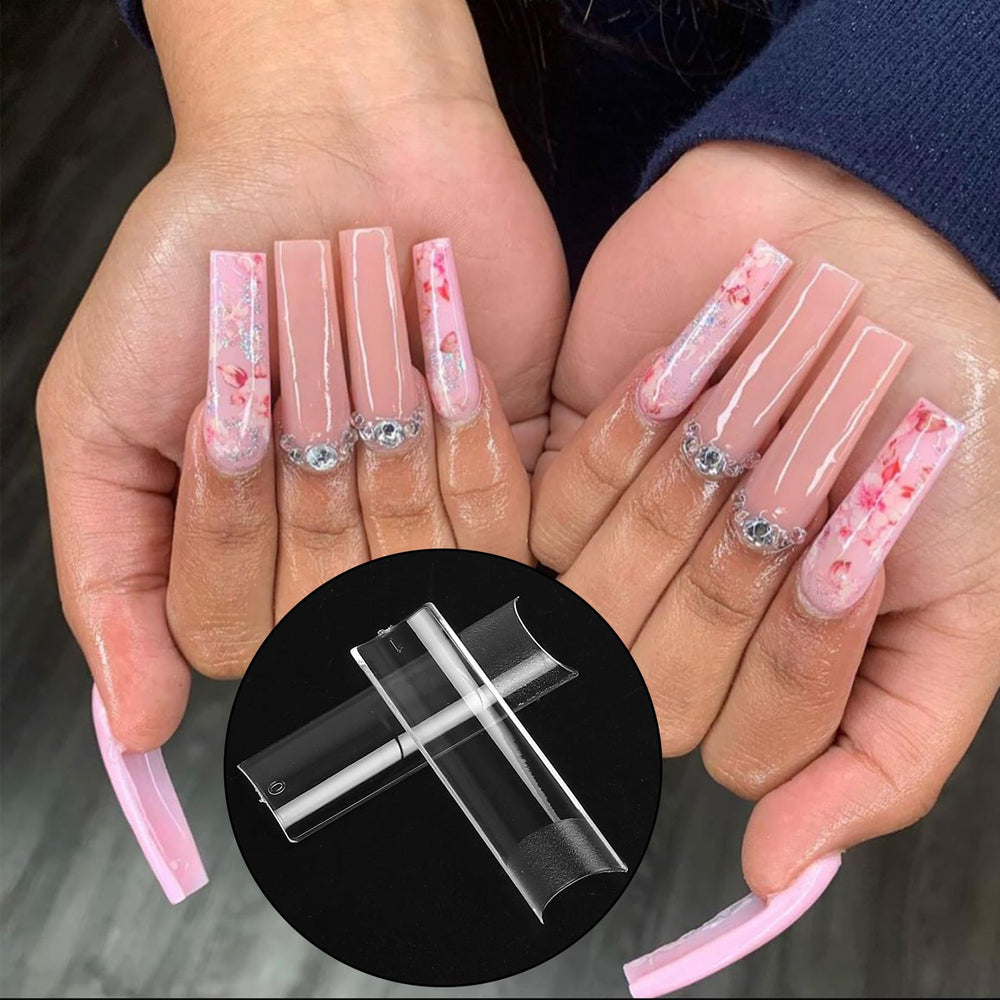 KOXXIAMOQ filed and shaped tip in salon, displays smooth sanding result