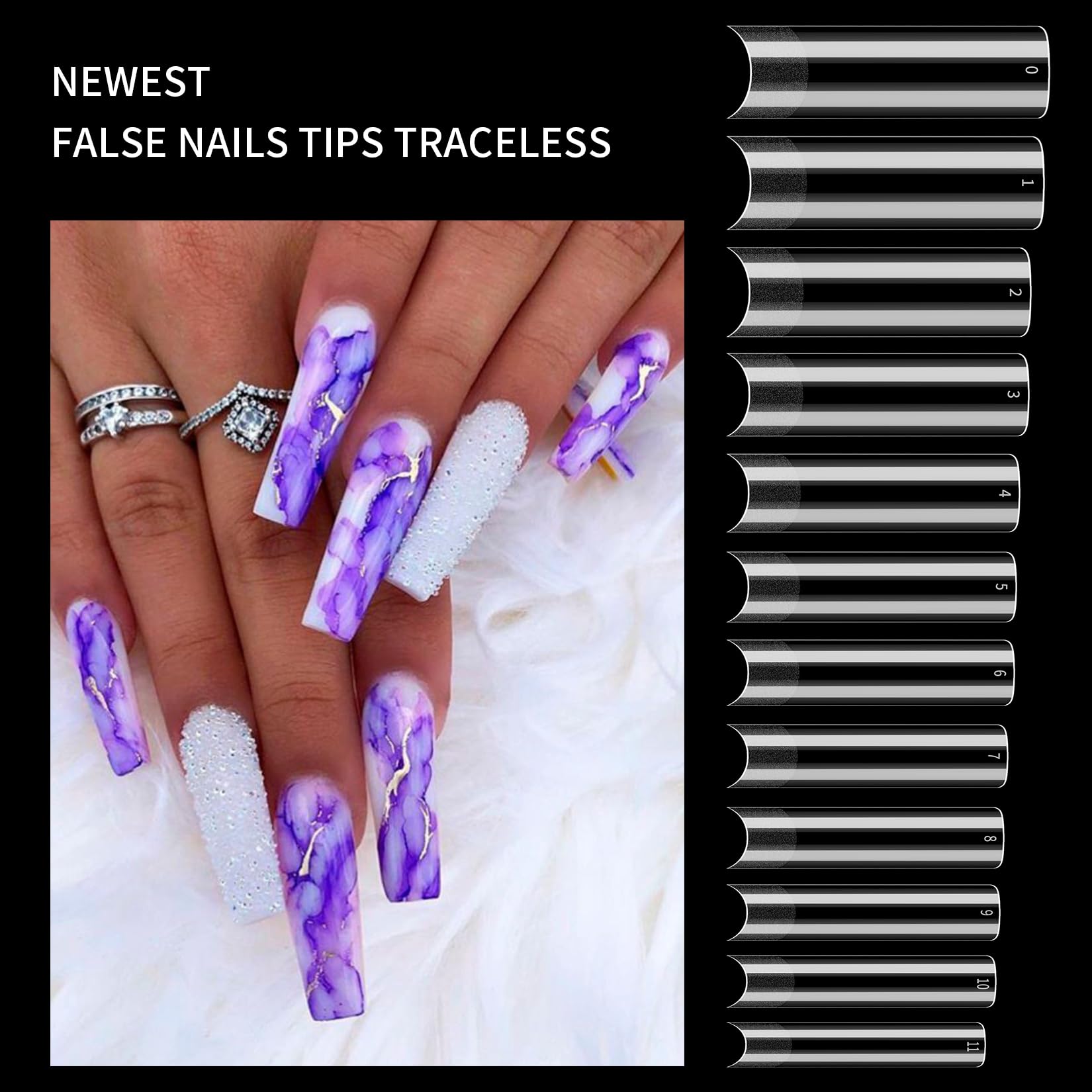 KOXXIAMOQ tip being applied as press-on, illustrates simple at-home use