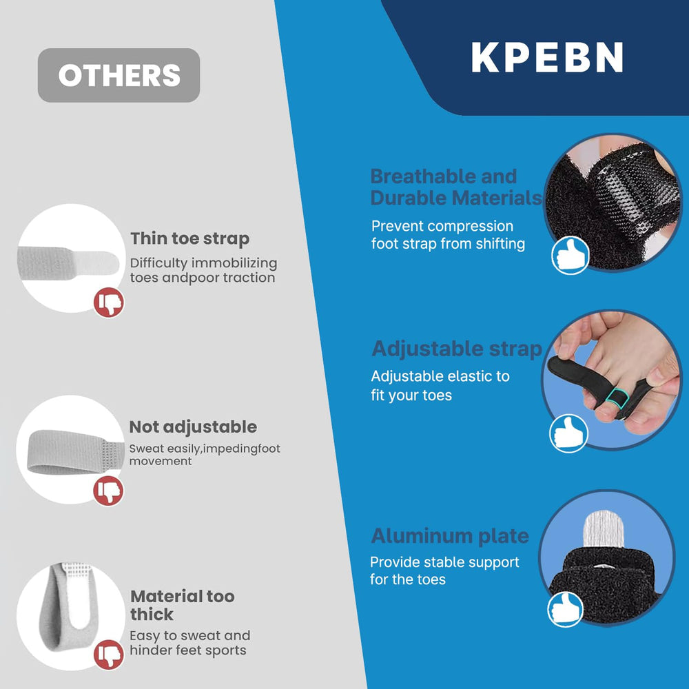 KPEBN toe corrector inside shoe for discreet support