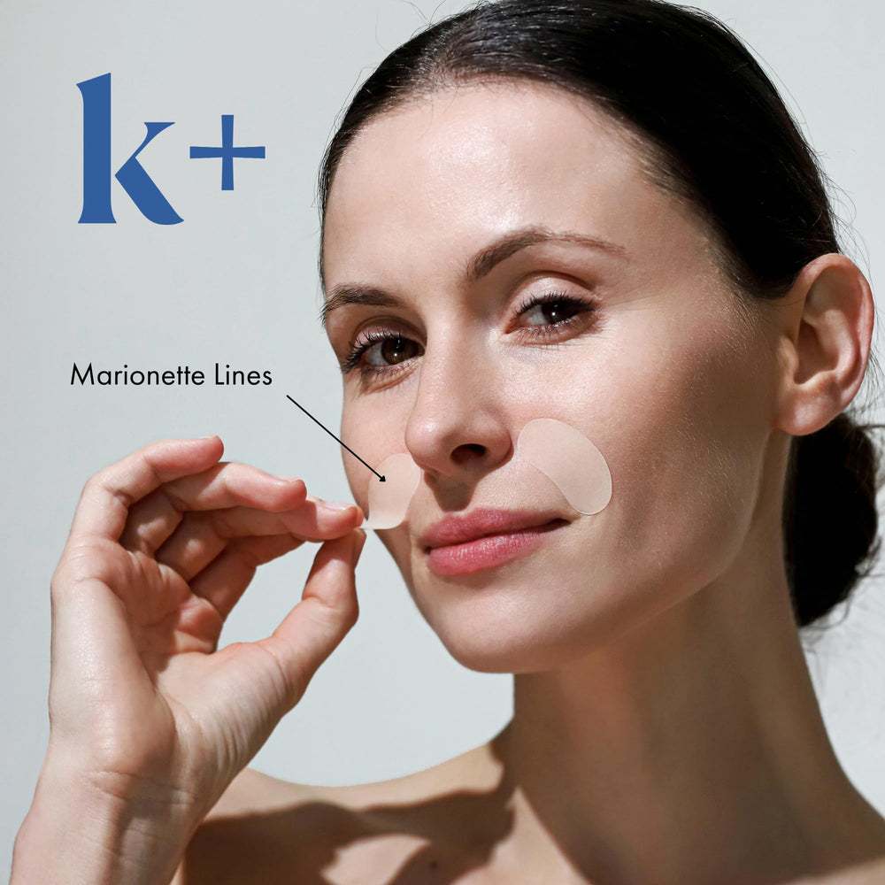KPLUS close-up texture of clear hydrogel patch for even delivery