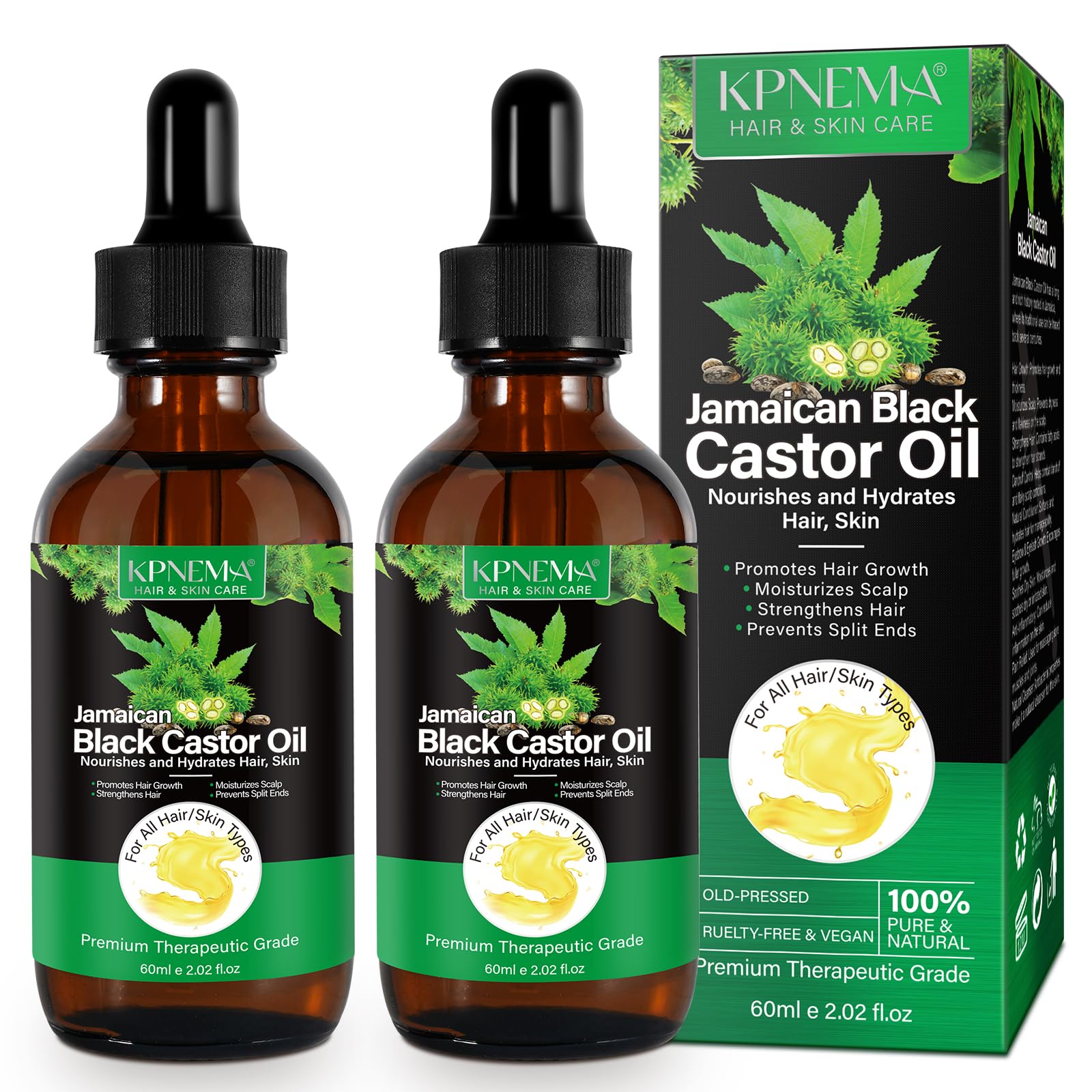 KPNEMA front bottle view showing label and two-pack convenience benefits