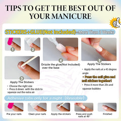 KQueenest adhesive tabs and pack back showing strong hold and organized kit