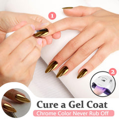 KQueenest application kit with adhesive tabs, double-sided file, and cuticle stick for prep