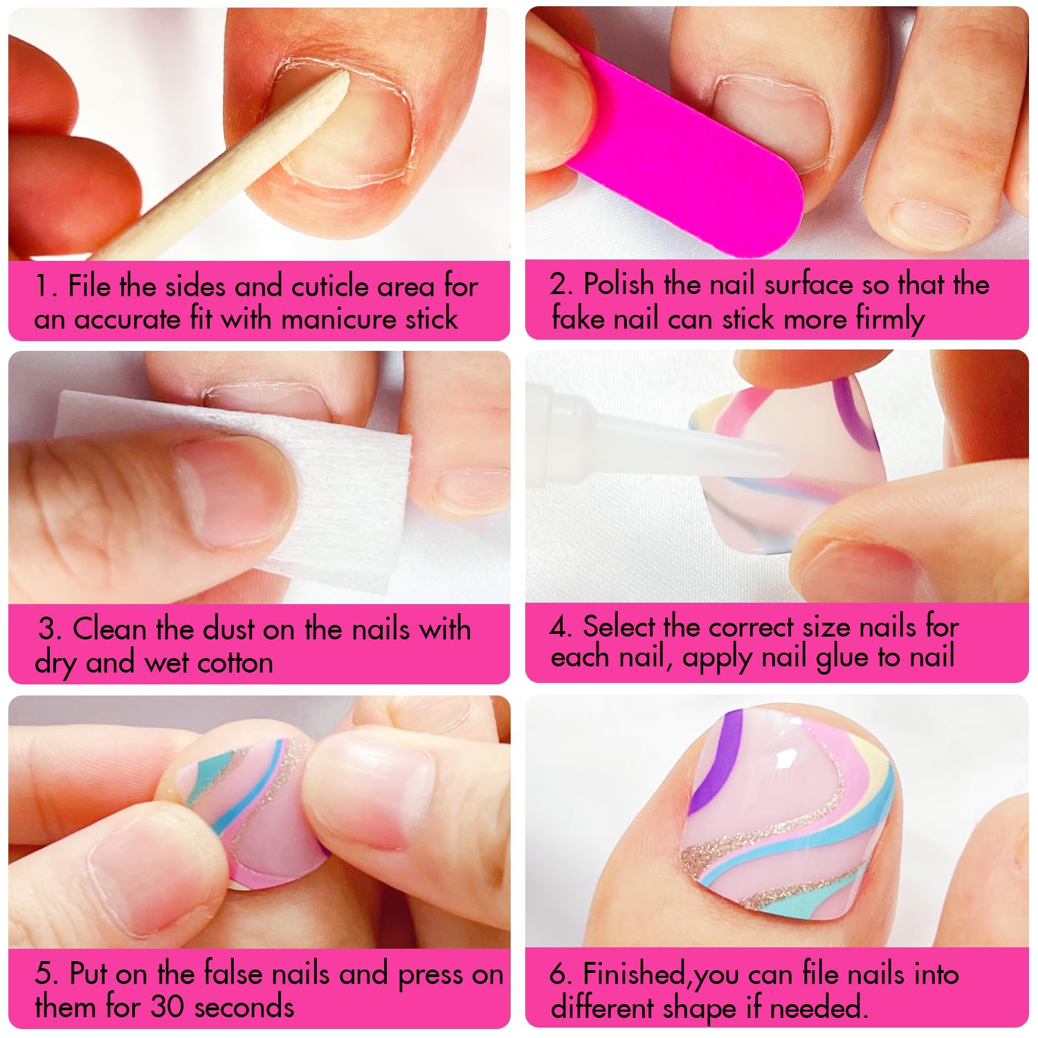 KQueenest application scene with adhesive and glue for easy fitting